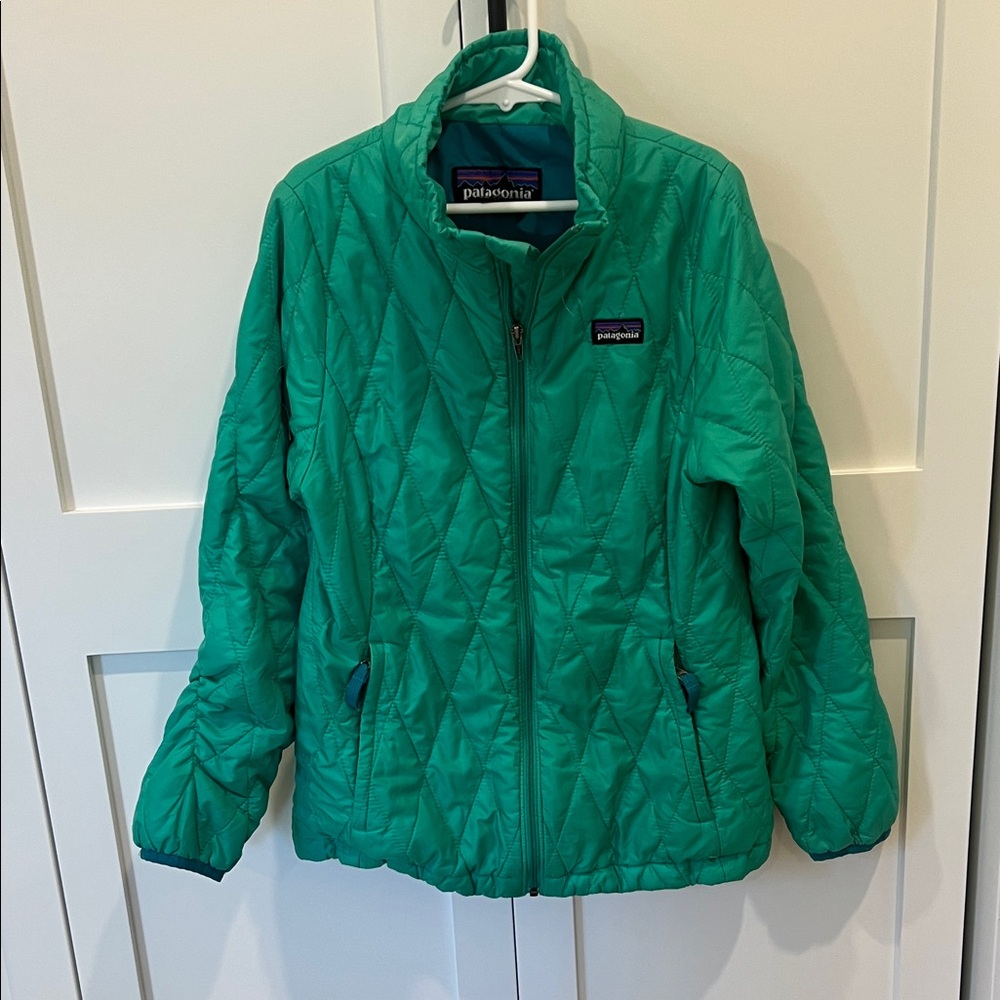 Patagonia Teal Quilted Jacket